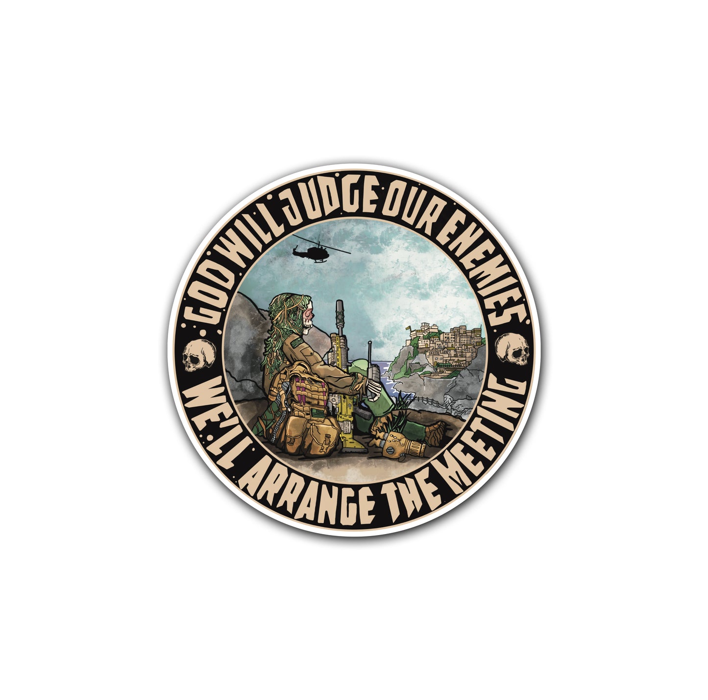 God Will Judge Sticker