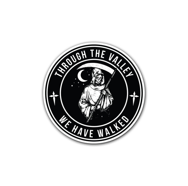 Through The Valley Sticker