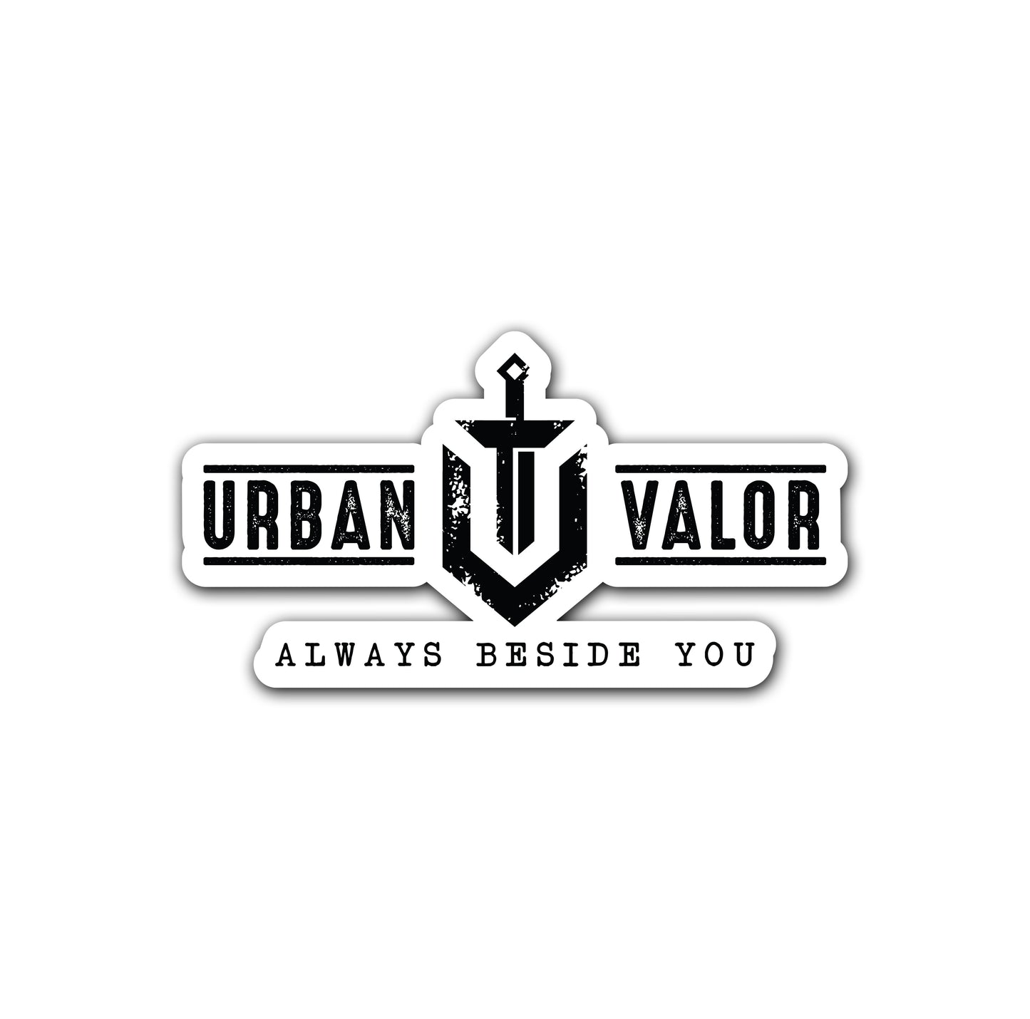 Urban Valor Logo Sticker